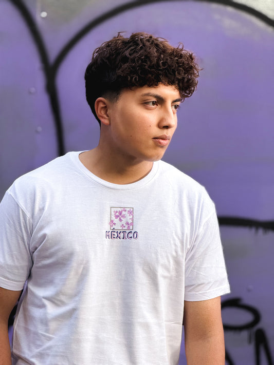 Playera Jacarandas Blanca