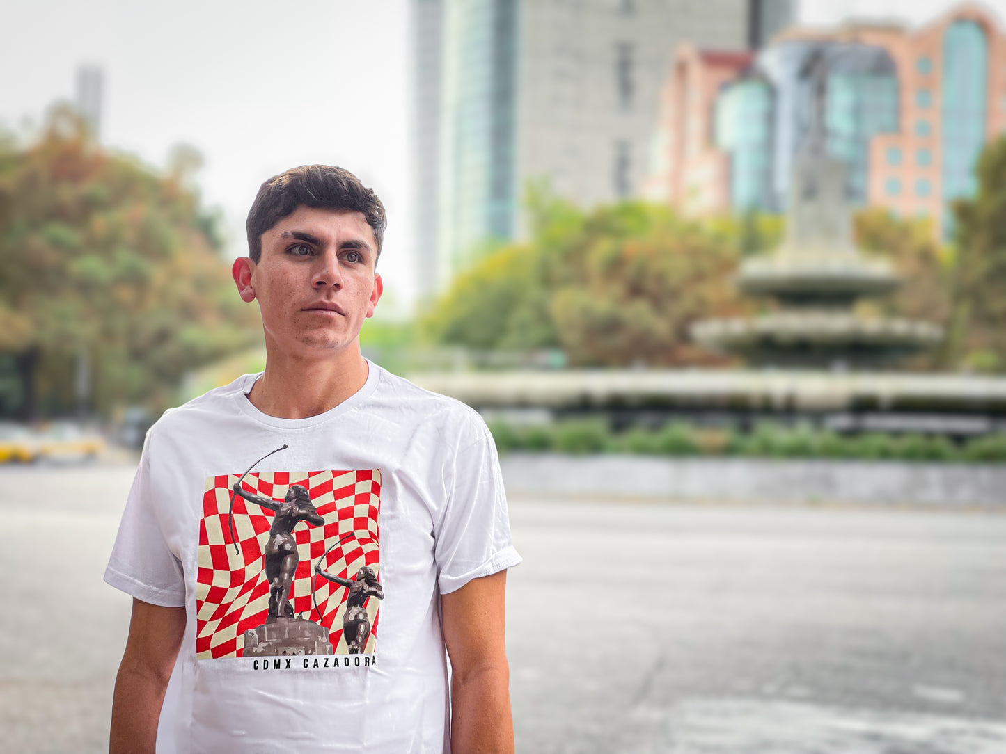 Playera Cazadora Blanca