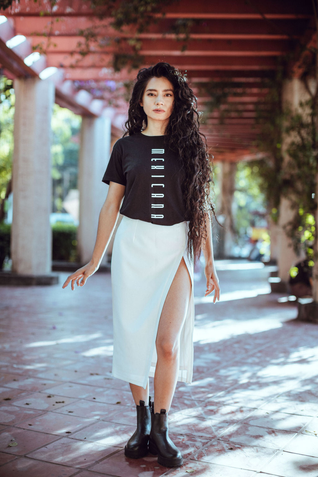 Playera Mexicana Negra