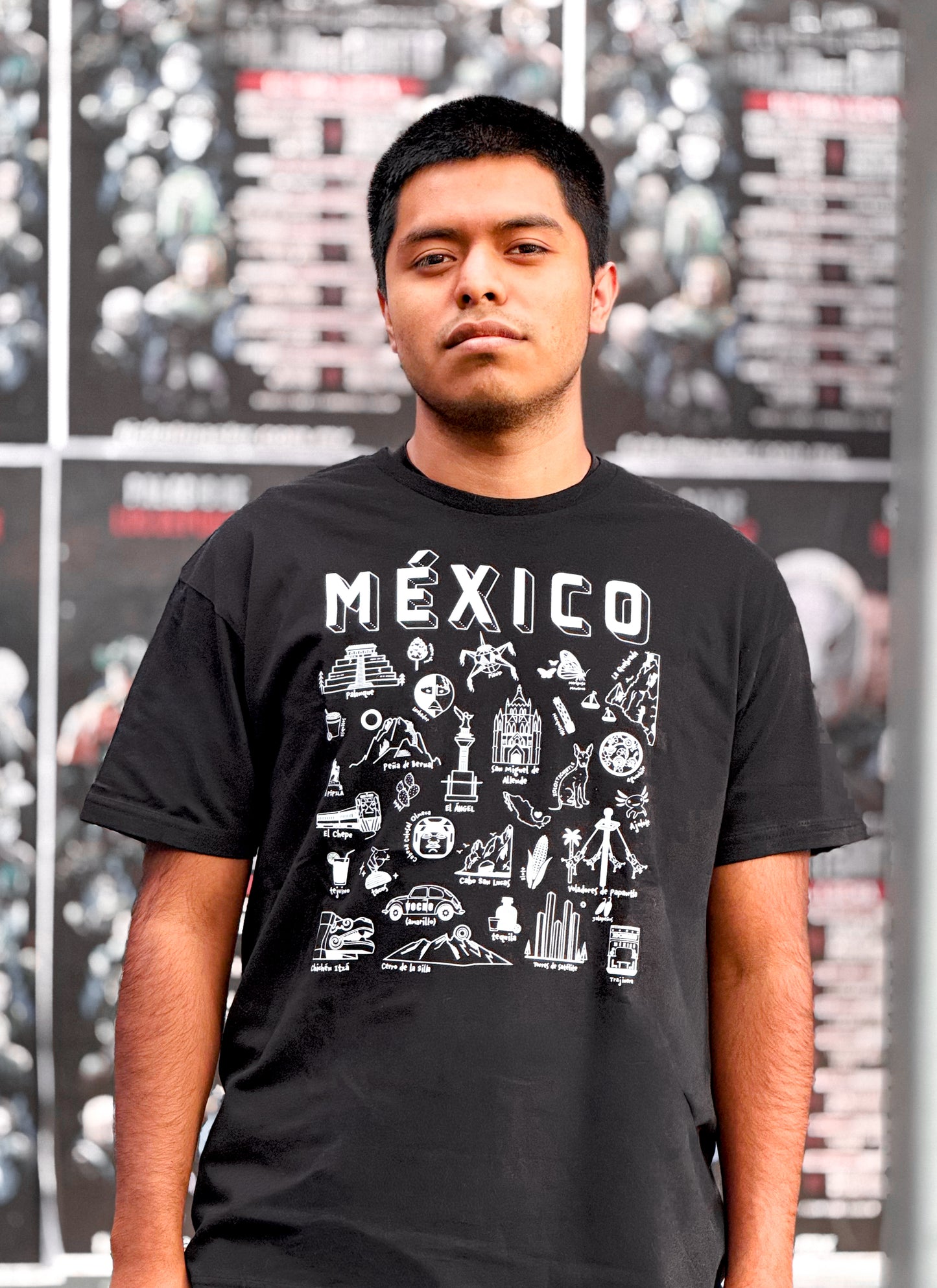 Playera Collage Mexicano