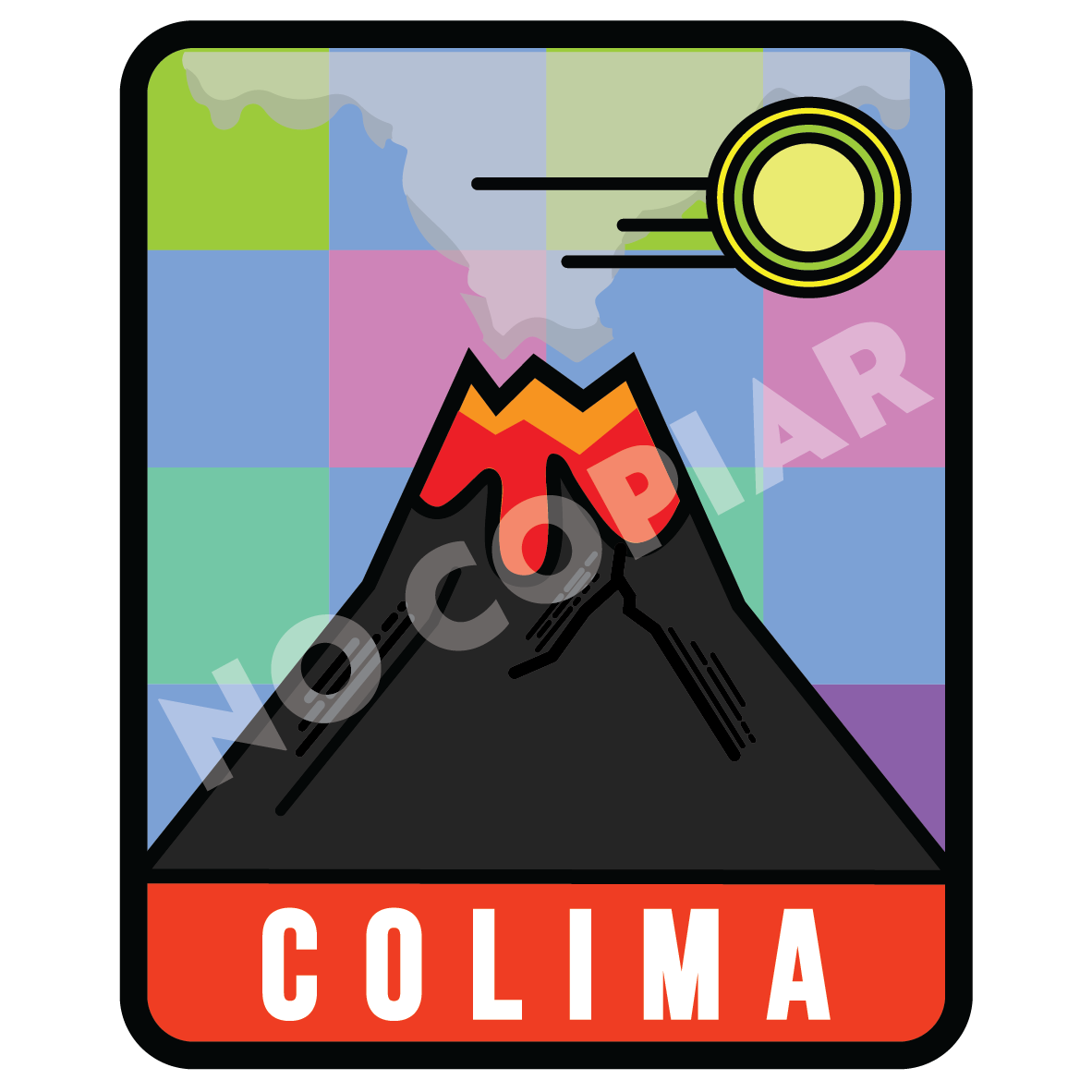 Colima Sticker Colima – VOMBO
