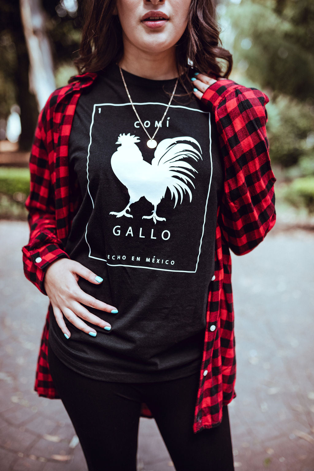 Playera Gallo Negra